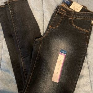 NEW NWT Arizona jeggings 14 slim jeans girls dark wash